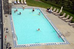 16 Banff Springs Hotel Outdoor Heated Pool In Summer